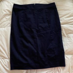 Ann Taylor Dress Skirt (Navy)